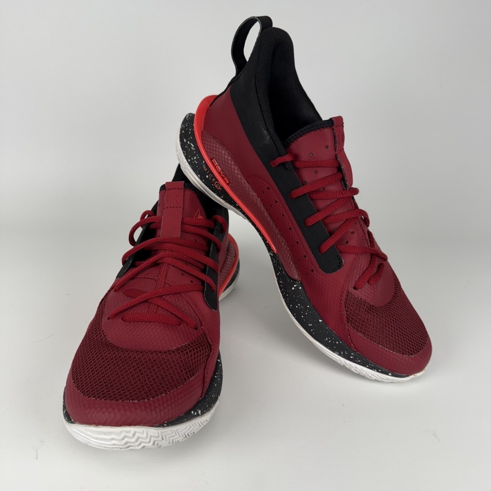 Under Armour Curry 7 Underrated Tour Cordova/Black/Beta 3021258-605 Mens SZ 10